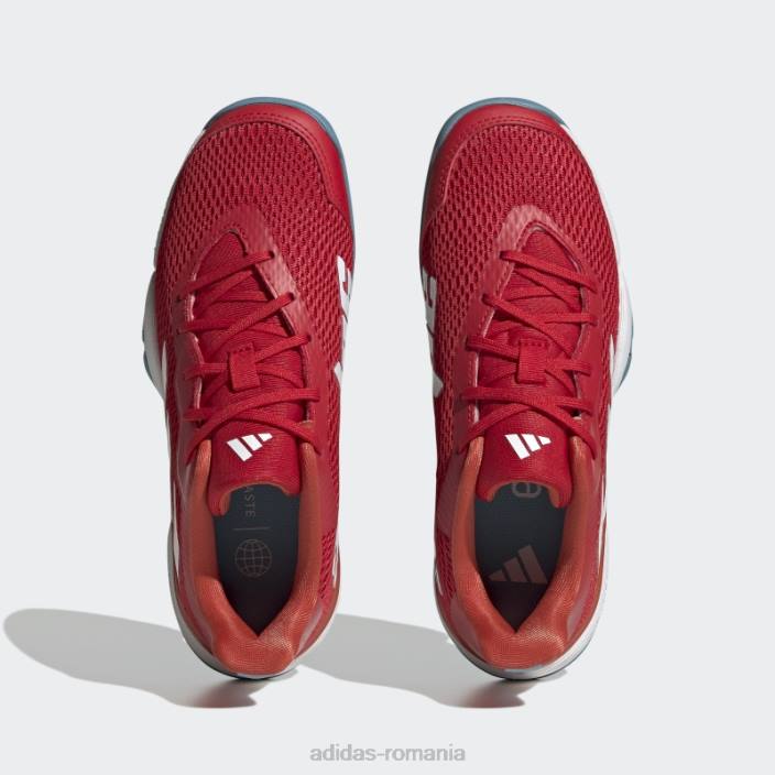 Adidas pantofi tenis de baricade stacojiu adidas copii stacojiu/alb/rosu 2JBN18033