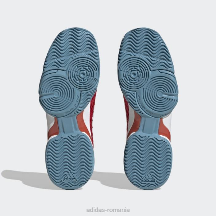 Adidas pantofi tenis de baricade stacojiu adidas copii stacojiu/alb/rosu 2JBN18033