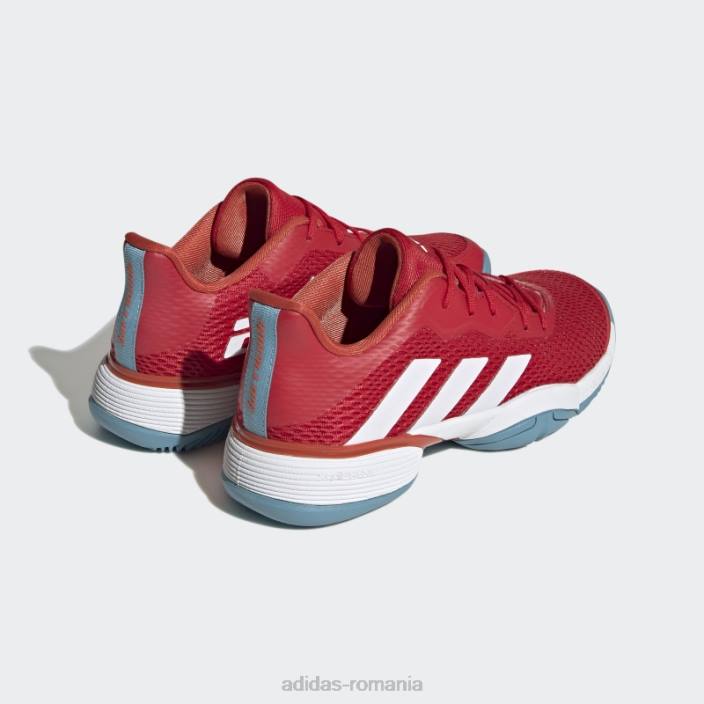 Adidas pantofi tenis de baricade stacojiu adidas copii stacojiu/alb/rosu 2JBN18033