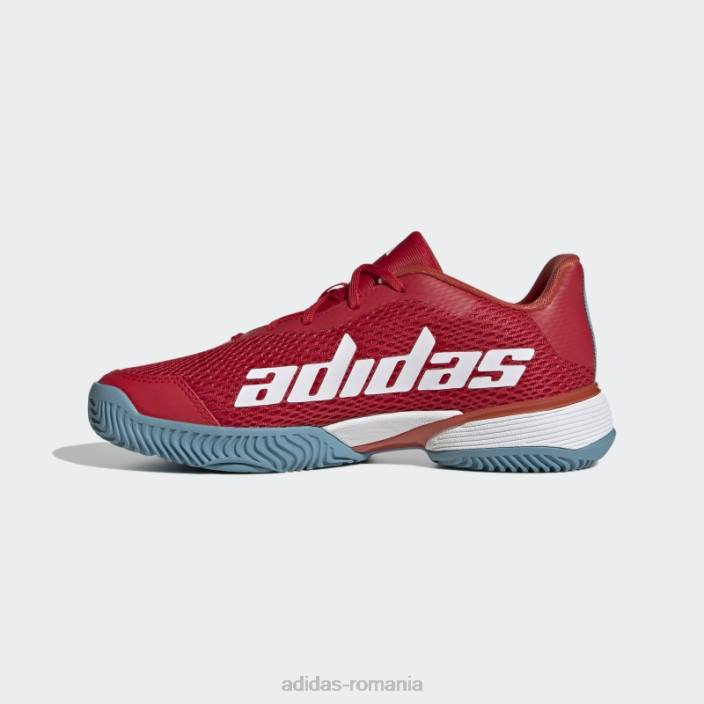 Adidas pantofi tenis de baricade stacojiu adidas copii stacojiu/alb/rosu 2JBN18033