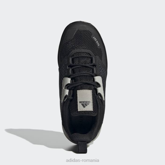 Adidas black terrex trailmaker rain.rdy pantofi de drumeție copii negru/aluminiu 2JBN11129