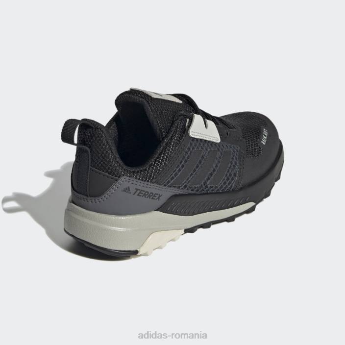 Adidas black terrex trailmaker rain.rdy pantofi de drumeție copii negru/aluminiu 2JBN11129