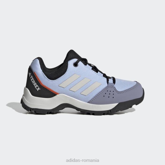 Adidas blue dawn terrex hyperhiker pantofi de drumeție joasă copii albastru zori/gri/auriu 2JBN11122