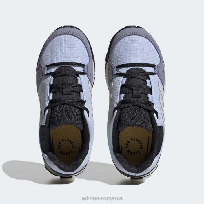 Adidas blue dawn terrex hyperhiker pantofi de drumeție joasă copii albastru zori/gri/auriu 2JBN11122