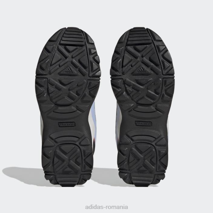 Adidas blue dawn terrex hyperhiker pantofi de drumeție joasă copii albastru zori/gri/auriu 2JBN11122