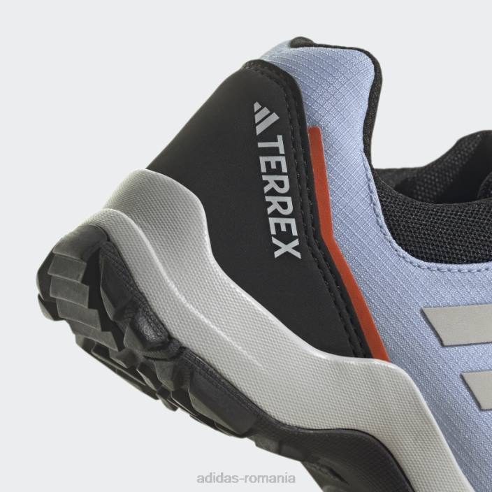 Adidas blue dawn terrex hyperhiker pantofi de drumeție joasă copii albastru zori/gri/auriu 2JBN11122
