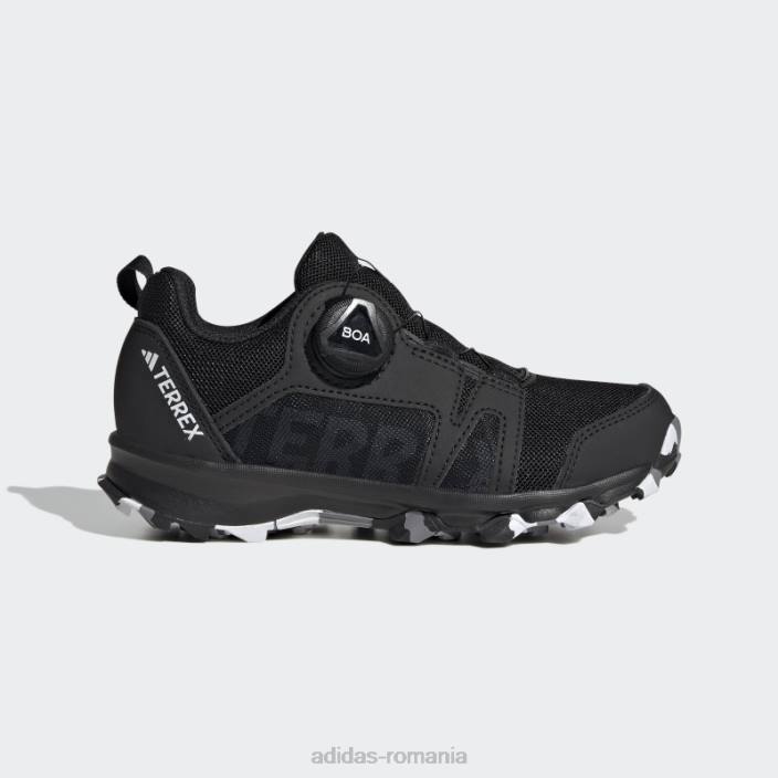 Adidas pantofi de alergare terrex agravic boa negru copii negru/alb/gri 2JBN17738