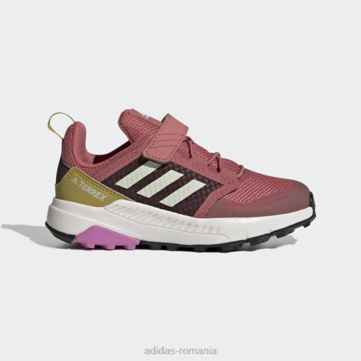 Adidas pantofi de drumeție terrex trailmaker roșii copii roșu/verde/liliac 2JBN3608