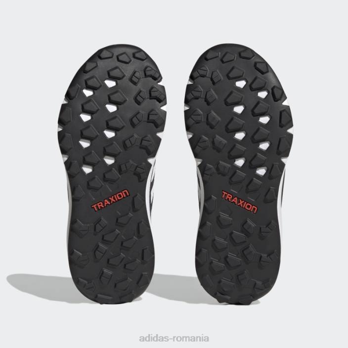Adidas pantofi negri terrex agravic flow trail running copii negru/alb/rosu 2JBN17770
