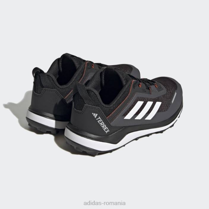 Adidas pantofi negri terrex agravic flow trail running copii negru/alb/rosu 2JBN17770