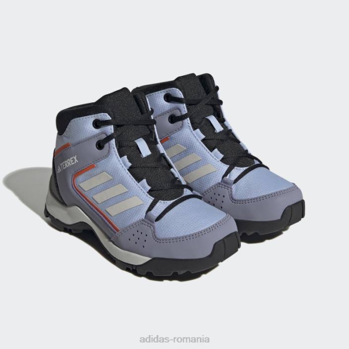 Adidas pantofi terrex hyperhiker mid hiking albastru zori copii albastru zori/gri/auriu 2JBN11102