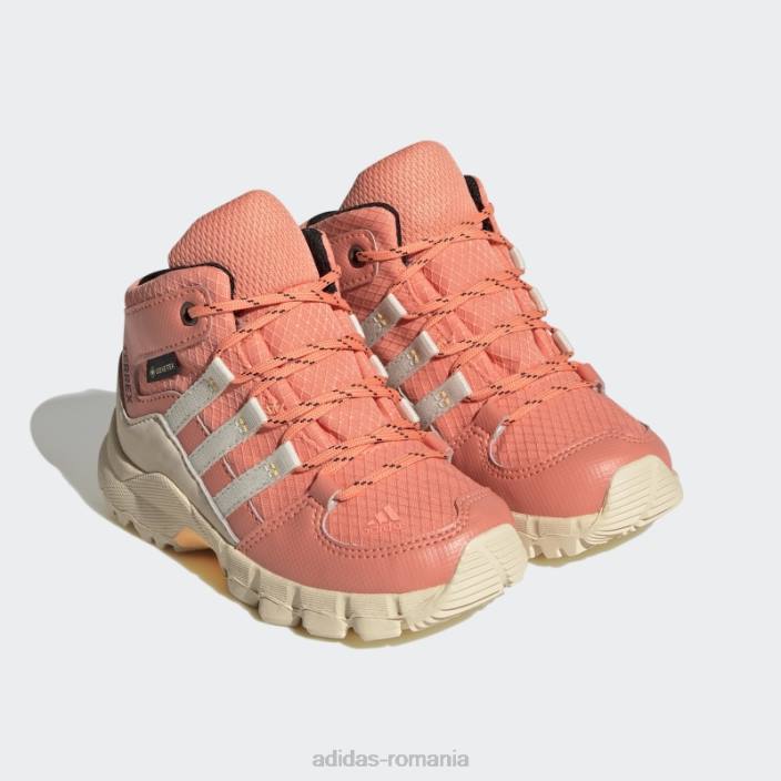 Adidas pantofi terrex mid gtx coral copii coral/alb/negru 2JBN17893