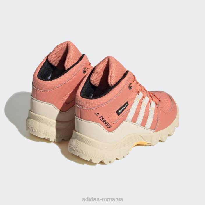 Adidas pantofi terrex mid gtx coral copii coral/alb/negru 2JBN17893