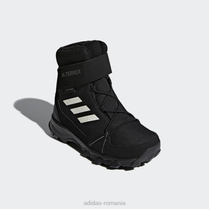 Adidas terrex snow cf cp cw pantofi negri copii negru/alb/gri 2JBN17725