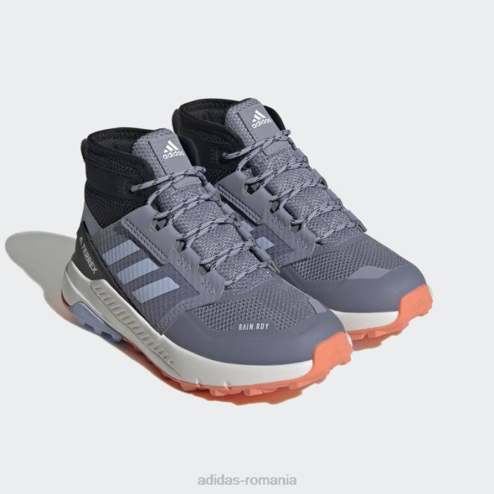 Adidas terrex trailmaker mid rain.rdy pantofi de drumeție silver violet adidas copii argintiu violet/albastru zori/negru 2JBN17916