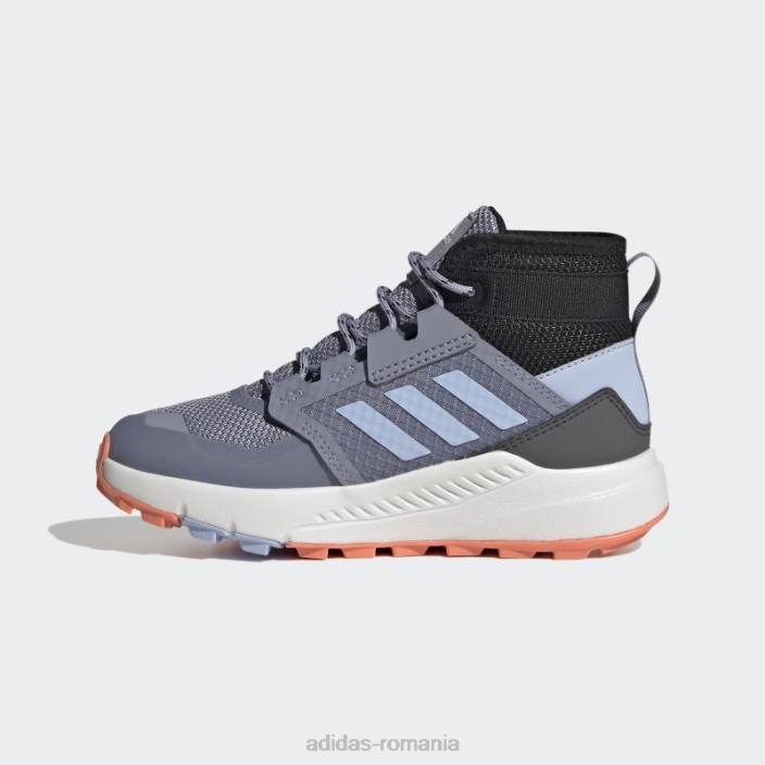 Adidas terrex trailmaker mid rain.rdy pantofi de drumeție silver violet adidas copii argintiu violet/albastru zori/negru 2JBN17916