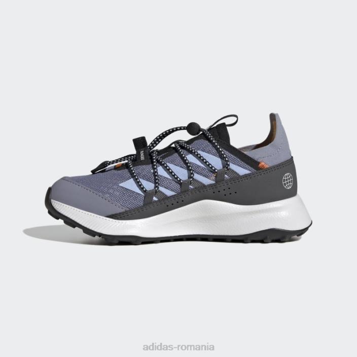 Adidas terrex voyager 21 heat.rdy pantofi de voiaj violet argintiu copii violet argintiu/albastru/portocaliu 2JBN11300