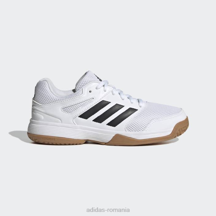 Adidas pantofi speedcourt alb adidas copii alb/negru/gumă 2JBN18234