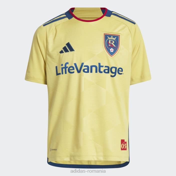 Adidas Real salt Lake 23/24 deplasare tricou pyrite adidas copii pirită/marin/mls-rsl-rl5 2JBN25062