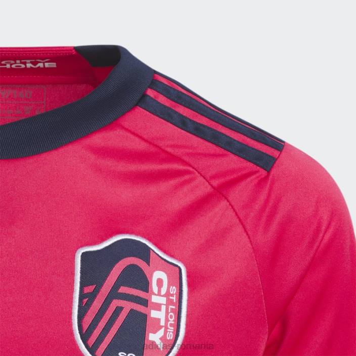 Adidas Sf. tricou home louis city sc 23/24 roz copii roz/indigo noapte 2JBN25082