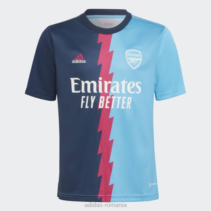 Adidas arsenal tricou pre-meci bleumarin copii bleumarin/magenta real/sky rush 2JBN25034
