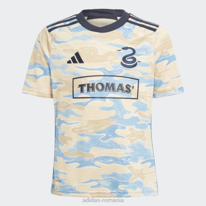Adidas philadelphia union 23/24 tricou deplasare nisip adidas copii nisip 2JBN25086