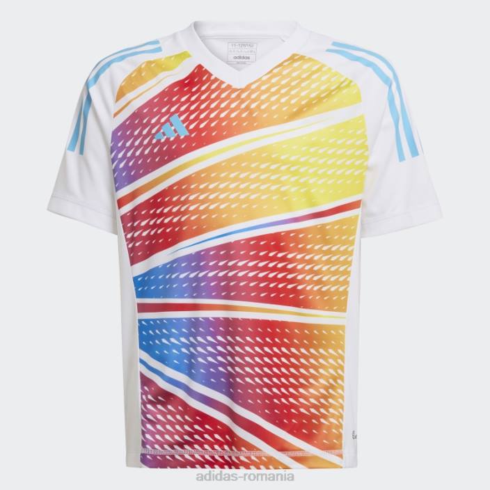 Adidas tiro 23 tricou grafic alb adidas copii alb 2JBN25104