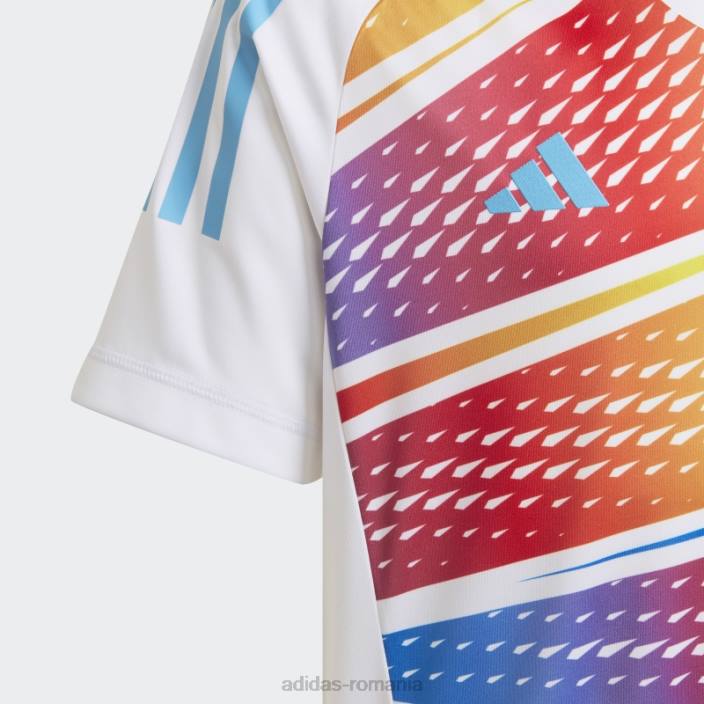 Adidas tiro 23 tricou grafic alb adidas copii alb 2JBN25104
