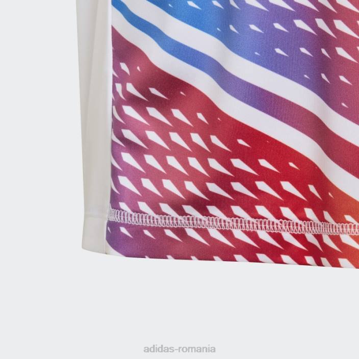 Adidas tiro 23 tricou grafic alb adidas copii alb 2JBN25104
