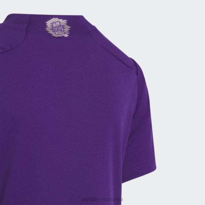 Adidas tricou home orlando city 23/24 violet bogat copii purpuriu bogat 2JBN25081