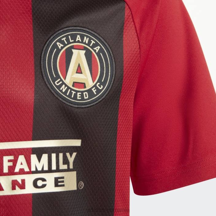 Adidas tricou negru de acasă atlanta united fc 23/24 copii negru/rosu victorie 2JBN25084