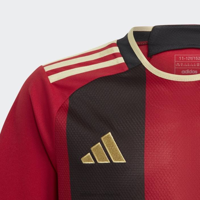 Adidas tricou negru de acasă atlanta united fc 23/24 copii negru/rosu victorie 2JBN25084