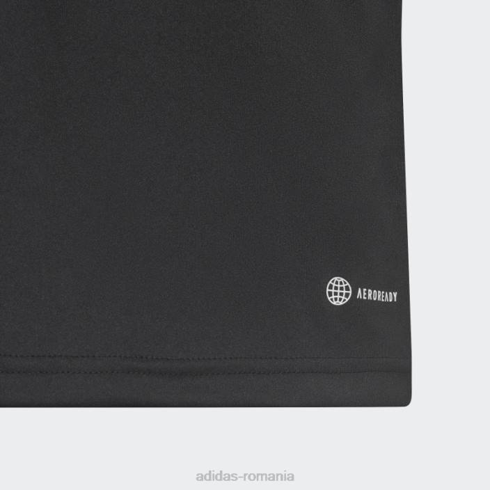 Adidas tricou negru de liga tiro 23 adidas copii alb negru 2JBN25047