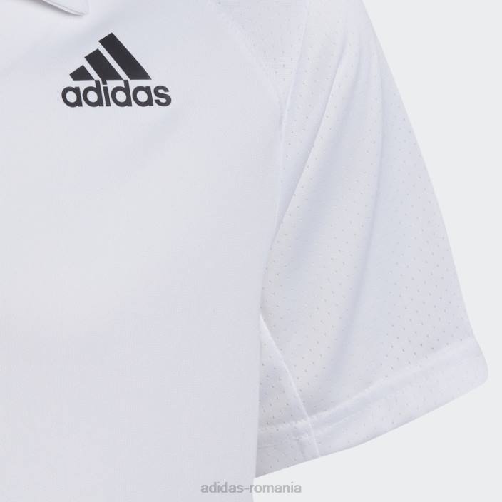 Adidas tricou polo club tenis alb adidas copii alb negru 2JBN24954