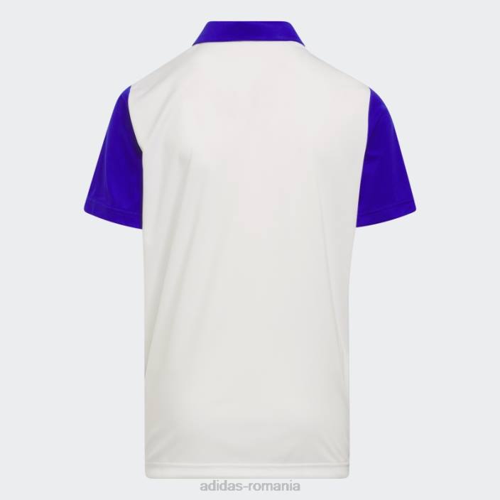 Adidas tricou polo cu imprimeu camo albastru copii albastru 2JBN25088