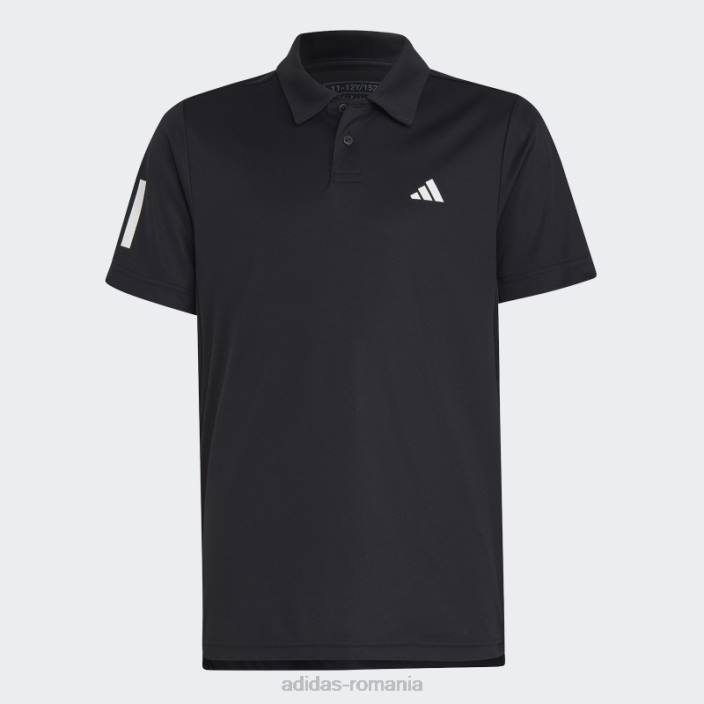 Adidas tricou polo negru club tenis 3 dungi adidas copii negru 2JBN25089