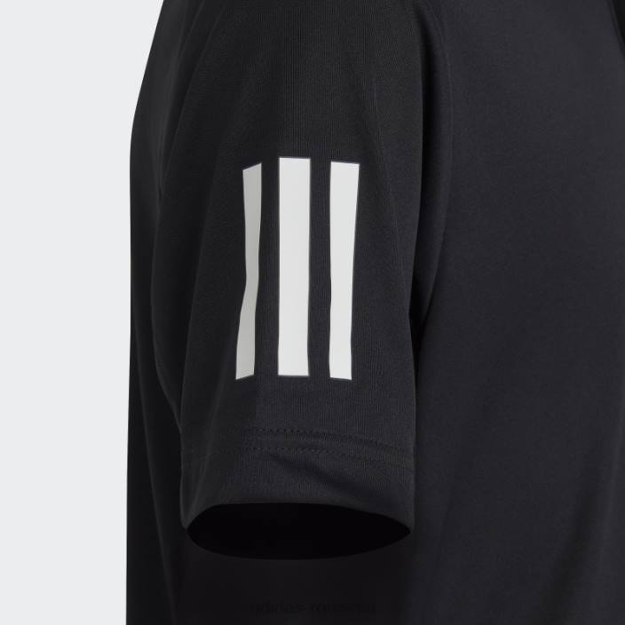 Adidas tricou polo negru club tenis 3 dungi adidas copii negru 2JBN25089