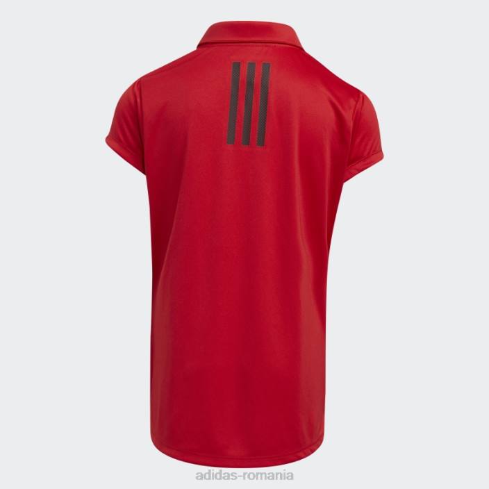 Adidas tricou polo roșu de performanță primegreen adidas copii roșu 2JBN25419
