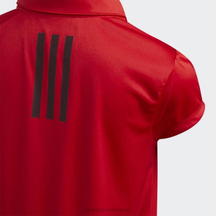 Adidas tricou polo roșu de performanță primegreen adidas copii roșu 2JBN25419