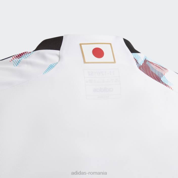 Adidas tricoul deplasare al Japoniei 22 alb copii alb 2JBN25106