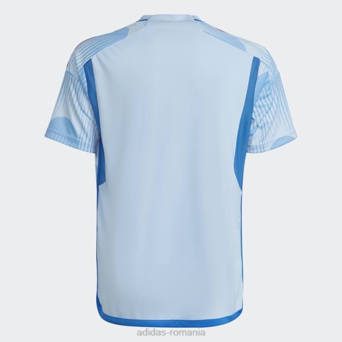 Adidas tricoul spania 22 deplasare albastru strălucitor copii strălucește albastru 2JBN24943