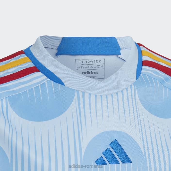 Adidas tricoul spania 22 deplasare albastru strălucitor copii strălucește albastru 2JBN24943