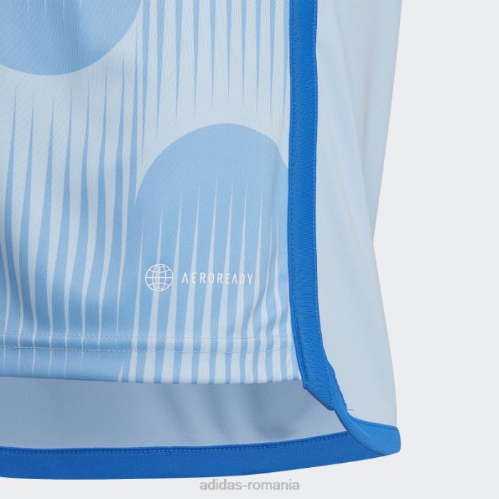 Adidas tricoul spania 22 deplasare albastru strălucitor copii strălucește albastru 2JBN24943