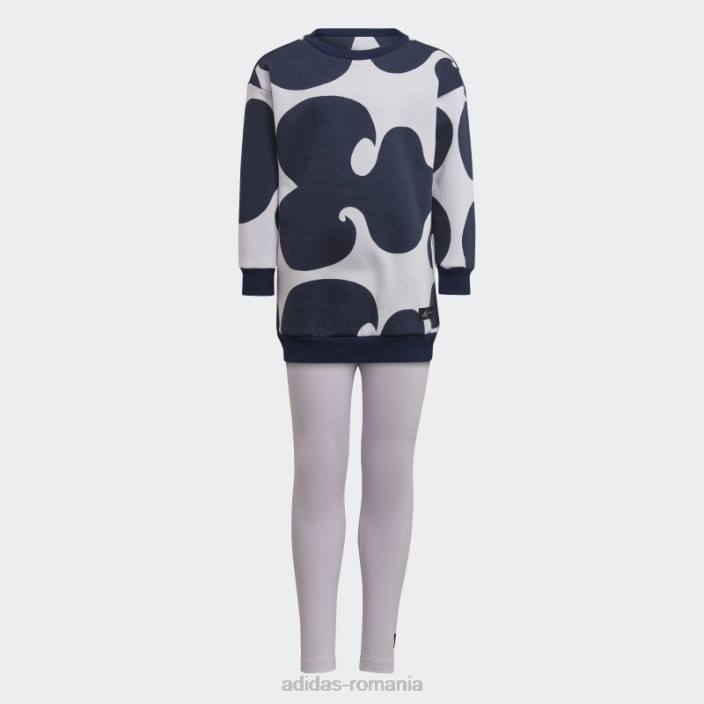 Adidas set marimekko nuanță violet copii tentă violet/marin 2JBN25378