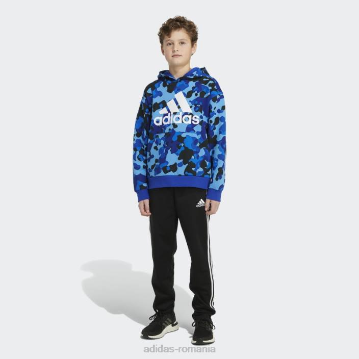 Adidas Pulover cu imprimeu camo, albastru regal adidas copii albastru regal 2JBN25116