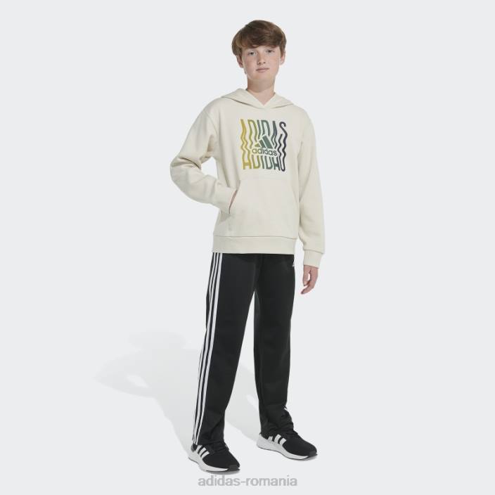 Adidas Pulover grafic din lână pentru joc, din aluminiu copii aluminiu 2JBN25130