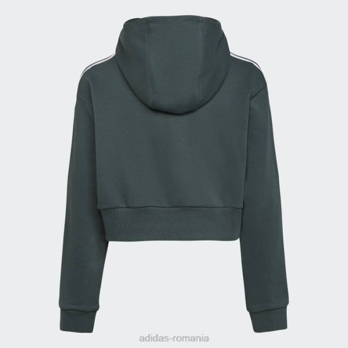 Adidas hanorac cropped adicolor verde mineral adidas copii verde mineral 2JBN25137