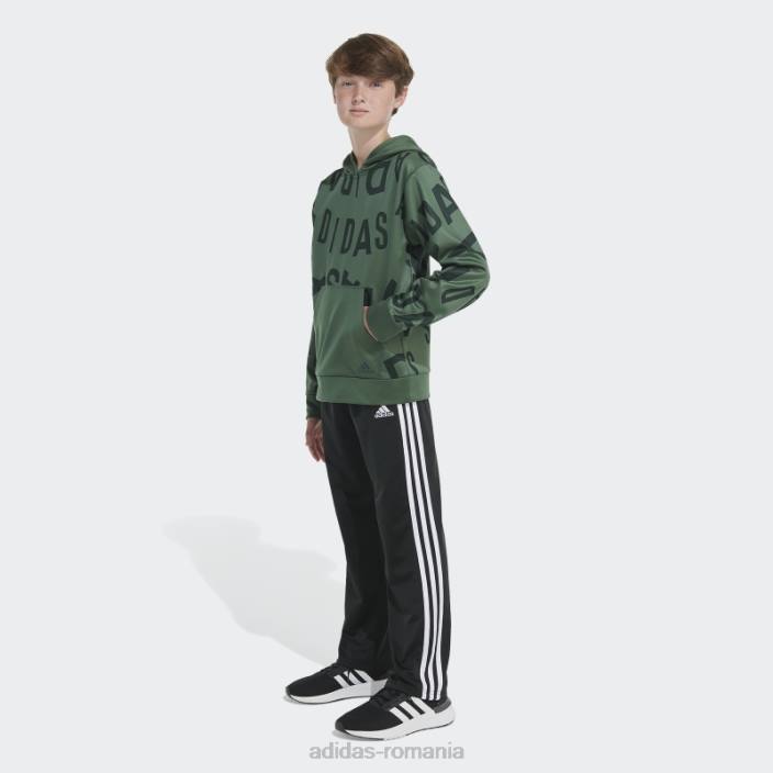 Adidas hanorac cu glugă cu pulover oxide verde copii oxid verde 2JBN25115