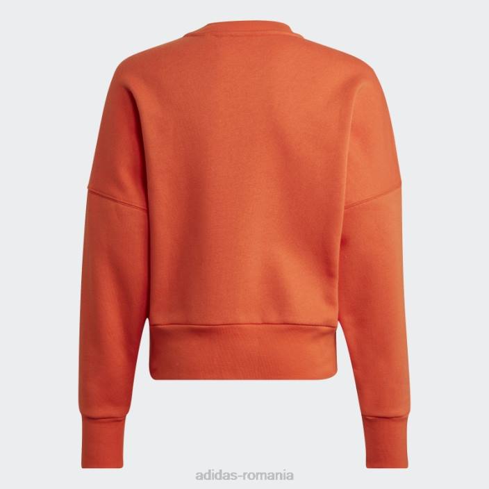 Adidas hanorac marimekko portocaliu copii portocaliu/roșu luxuriant 2JBN25513