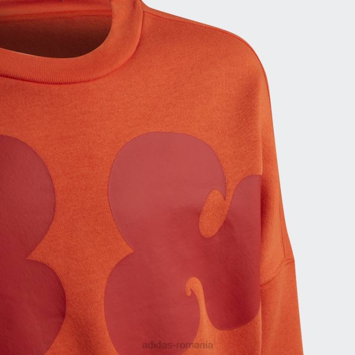 Adidas hanorac marimekko portocaliu copii portocaliu/roșu luxuriant 2JBN25513